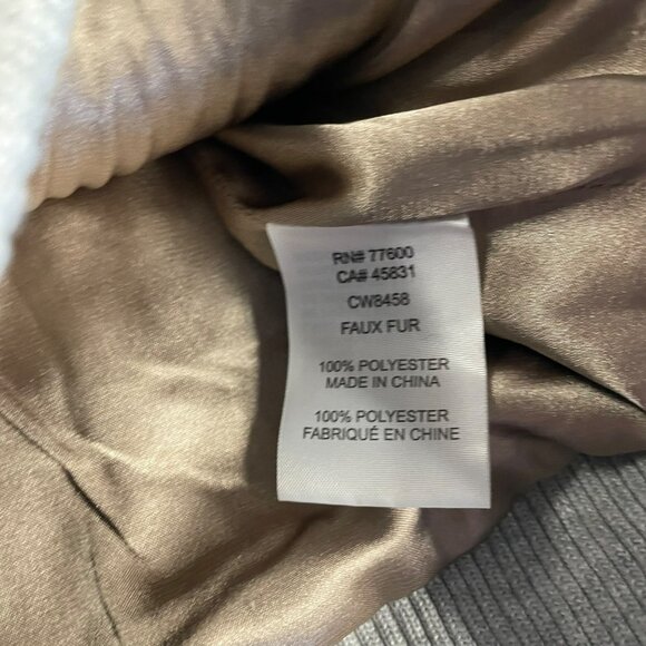 CHASOR Womens Camo Print Sherpa Coat Full Zip Size Medium Pockets - Picture 9 of 9